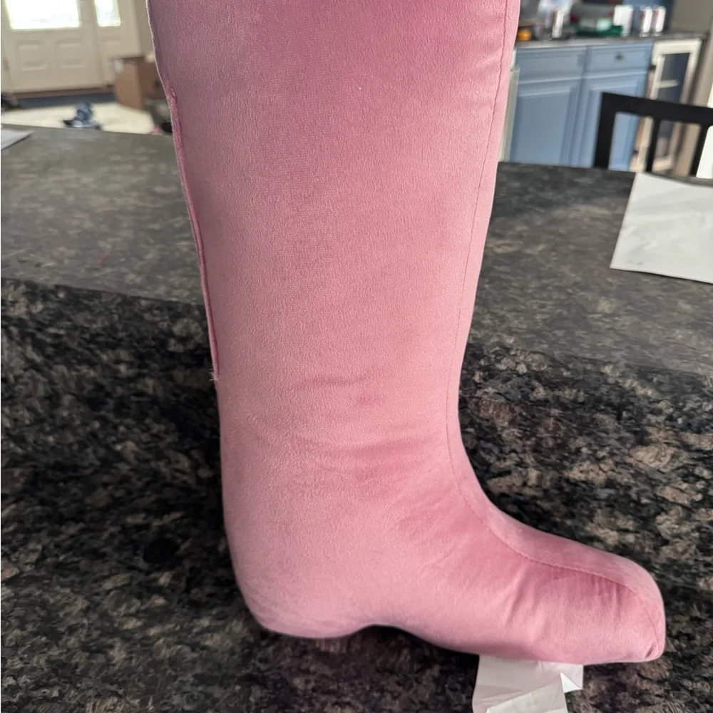 Pink Floral Boot Shaped Pillow - Picture 6 of 6